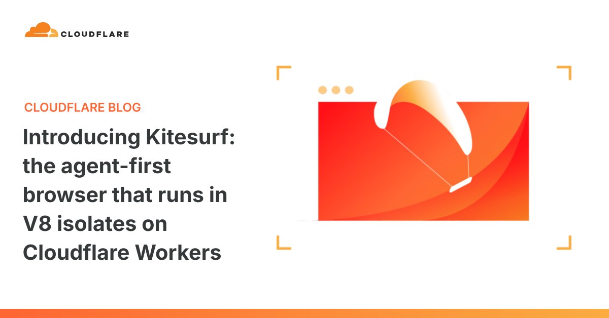 Cloudflare Kitesurf：给 AI Agent 用的浏览器