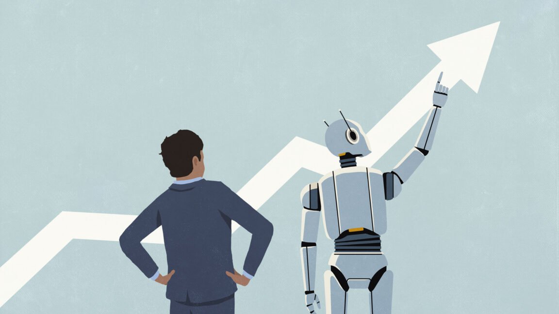 Ars Technica 报道配图：AI 冲击下入门级岗位收缩，年轻人就业数据下滑